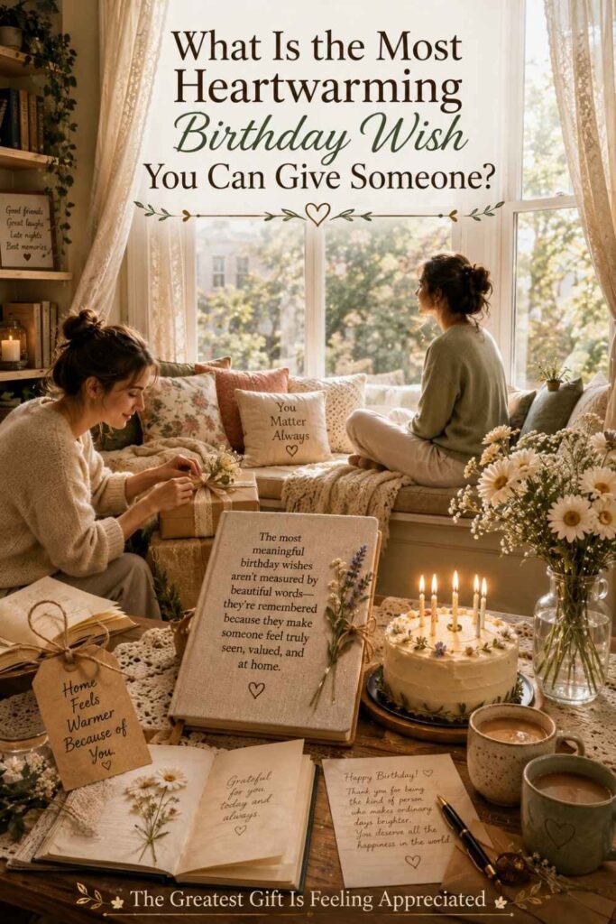 What Is the Most Heartwarming Birthday Wish You Can Give Someone?