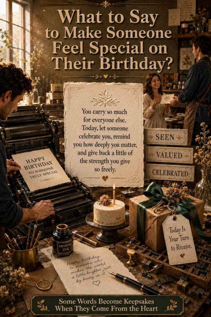 What to Say to Make Someone Feel Special on Their Birthday?