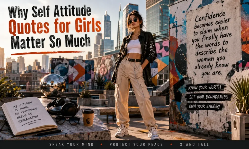 Why Self Attitude Quotes for Girls Matter So Much