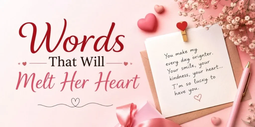 Words That Will Melt Her Heart