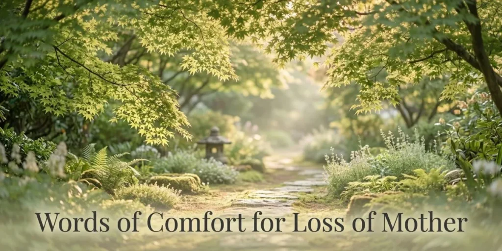 Words of Comfort for Loss of Mother