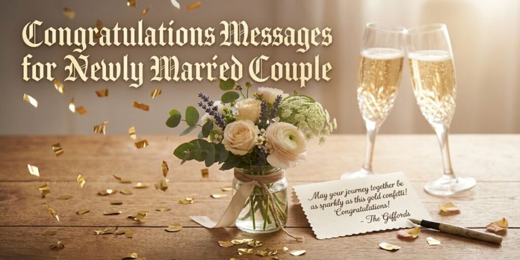 Congratulations Messages for Newly Married Couple