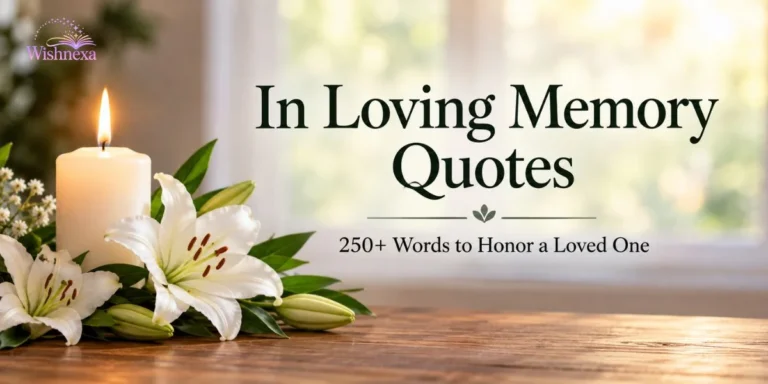 In Loving Memory Quotes