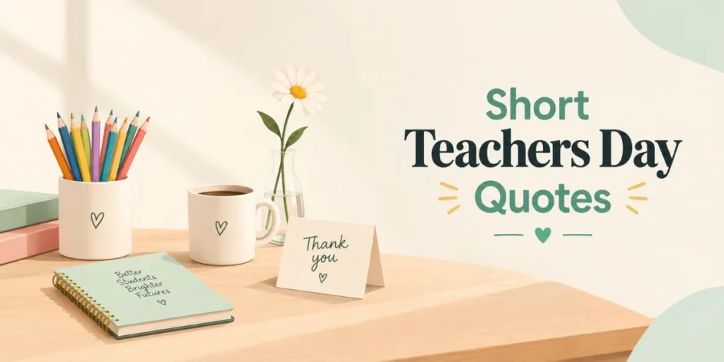 Short Teachers Day Quotes