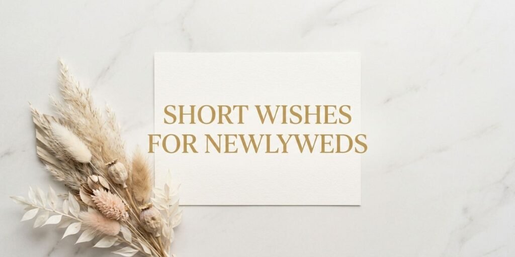 Short Wishes for Newly Married Couple