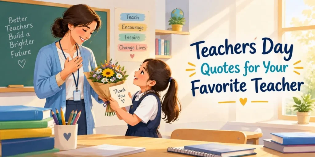 Teachers Day Quotes for Favorite Teacher