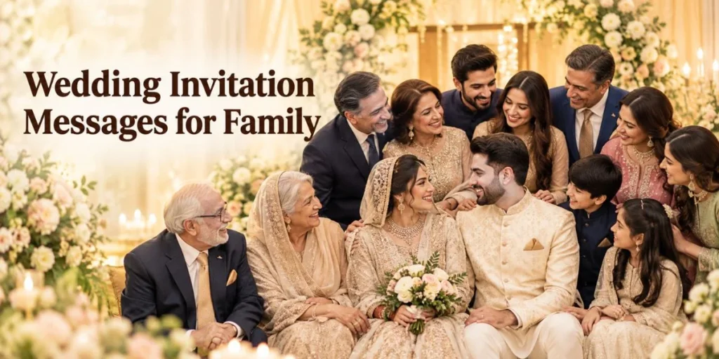 Wedding Invitation Messages for Family