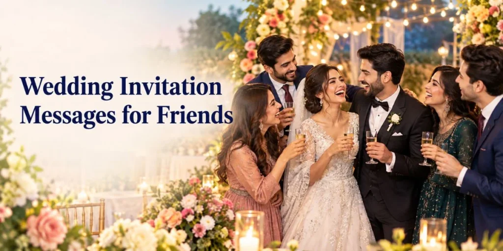 Wedding Invitation Messages for Friends