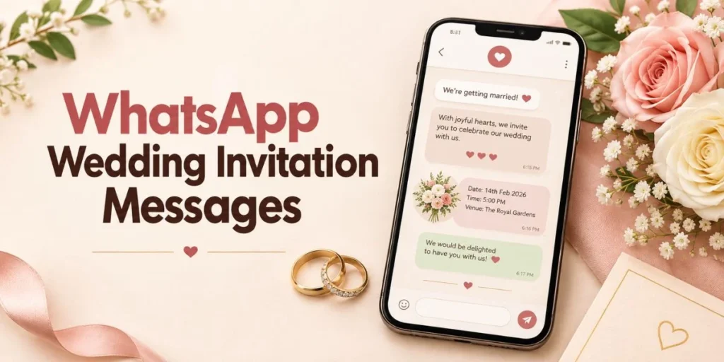 Whatsapp Wedding Invitation Messages