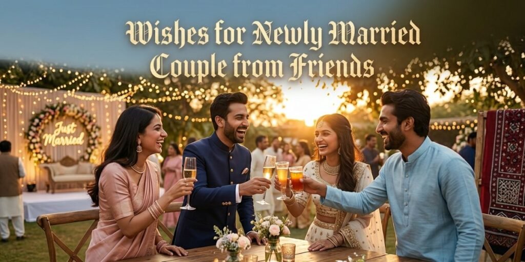 Wishes for Newly Married Couple from Friends