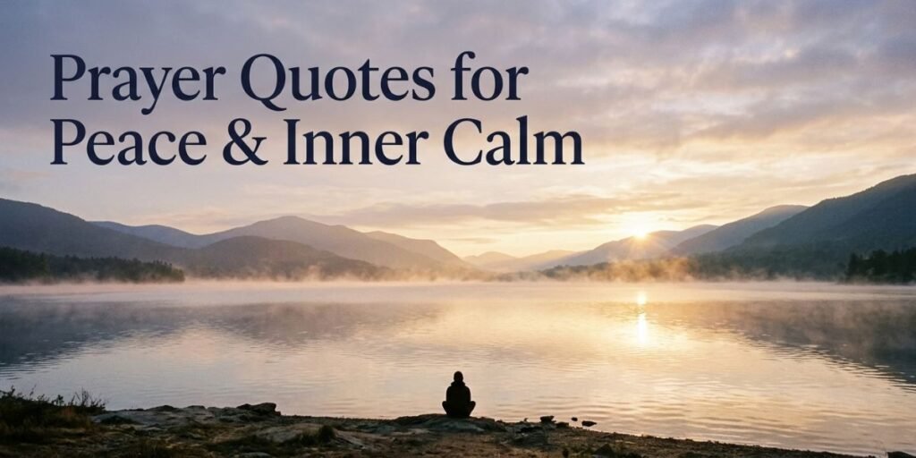 Prayer Quotes for Peace