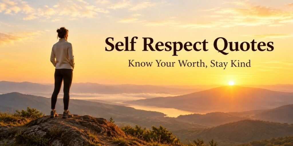 Self Respect Quotes